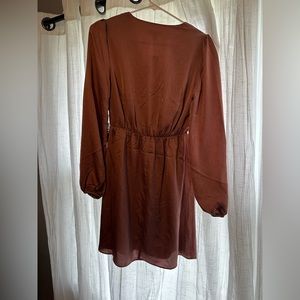 Rose express satin dress